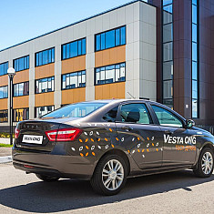 Фото LADA Vesta CNG: интерьер и экстерьер автомобиля